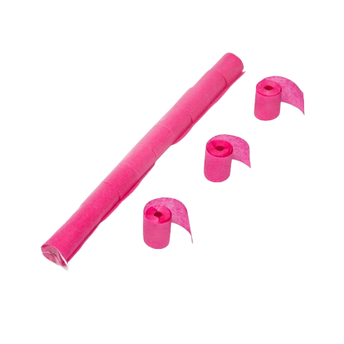 1" x 10" Single Rolled Tissue Streamer Sleeve: 1" wide