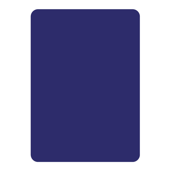 Die Cut Shape: Rounded Rectangle