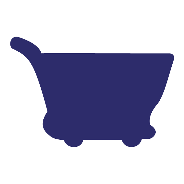 Die Cut Shape: Shopping Cart