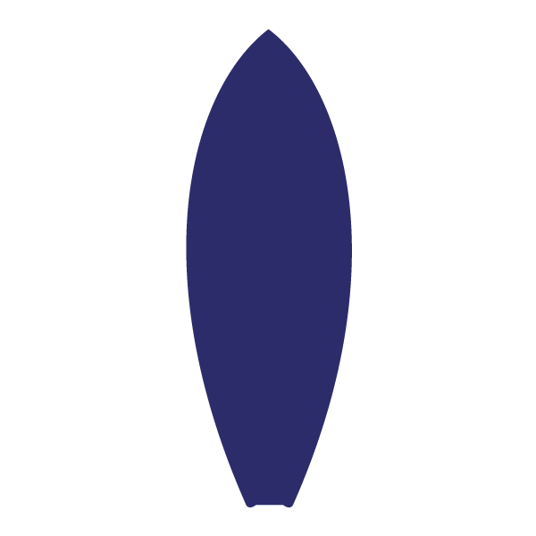 Die Cut Shape: Surfboard
