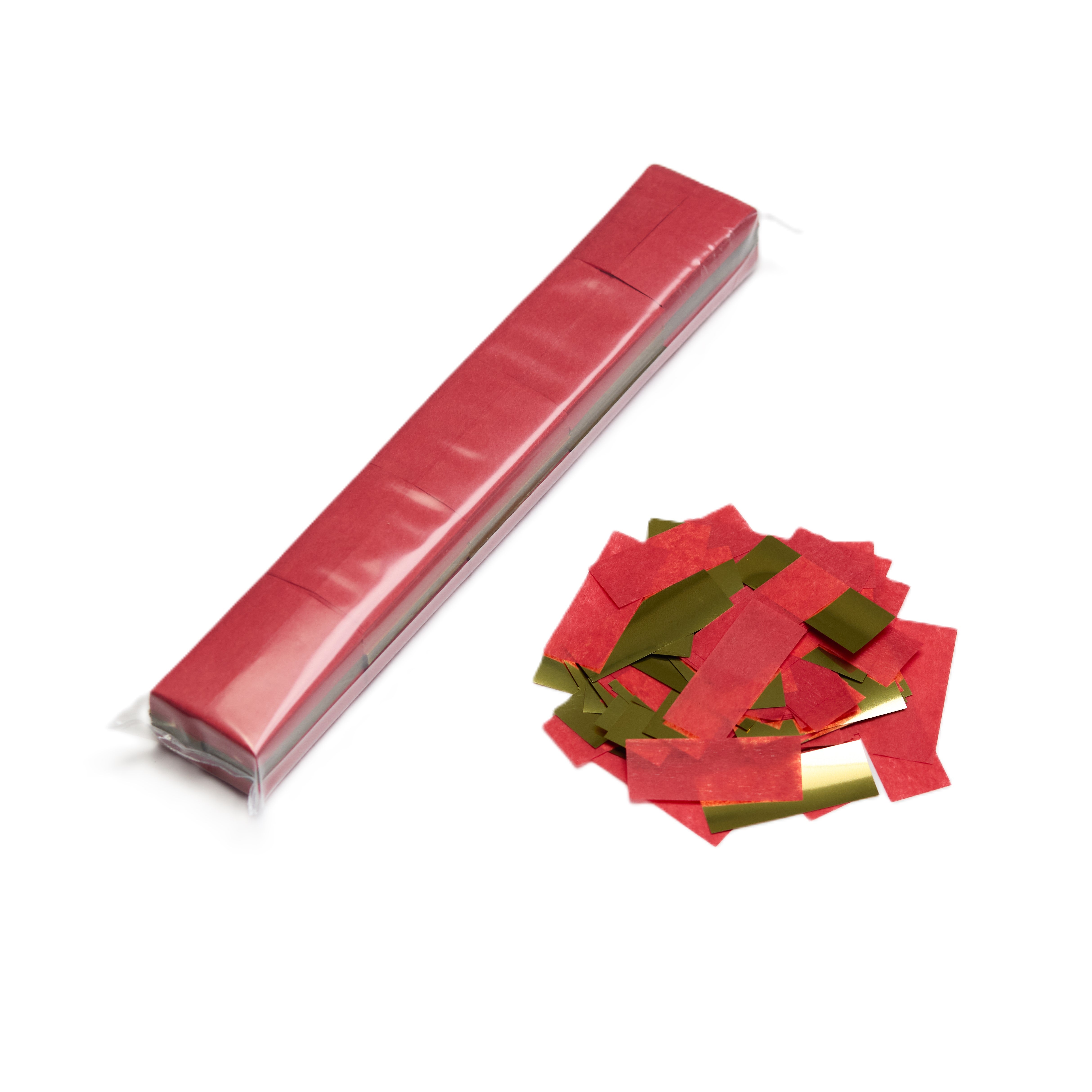 2" x 10" Metallic & Tissue Rectangle Confetti Sleeve