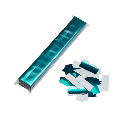2" x 10" Metallic Rectangle Confetti Sleeve