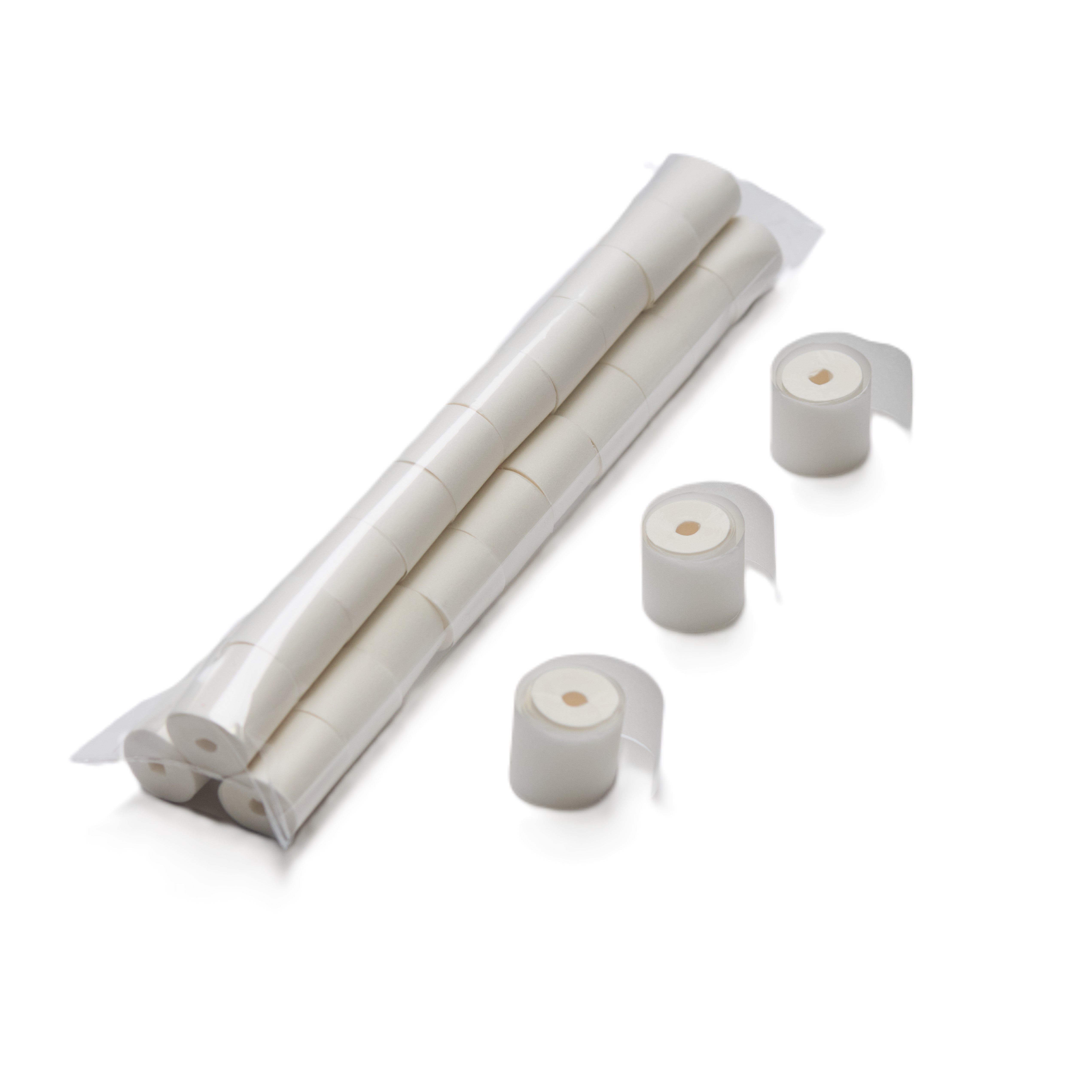 2" x 10" Single Rolled Clean Free Streamer Sleeve: 1" wide