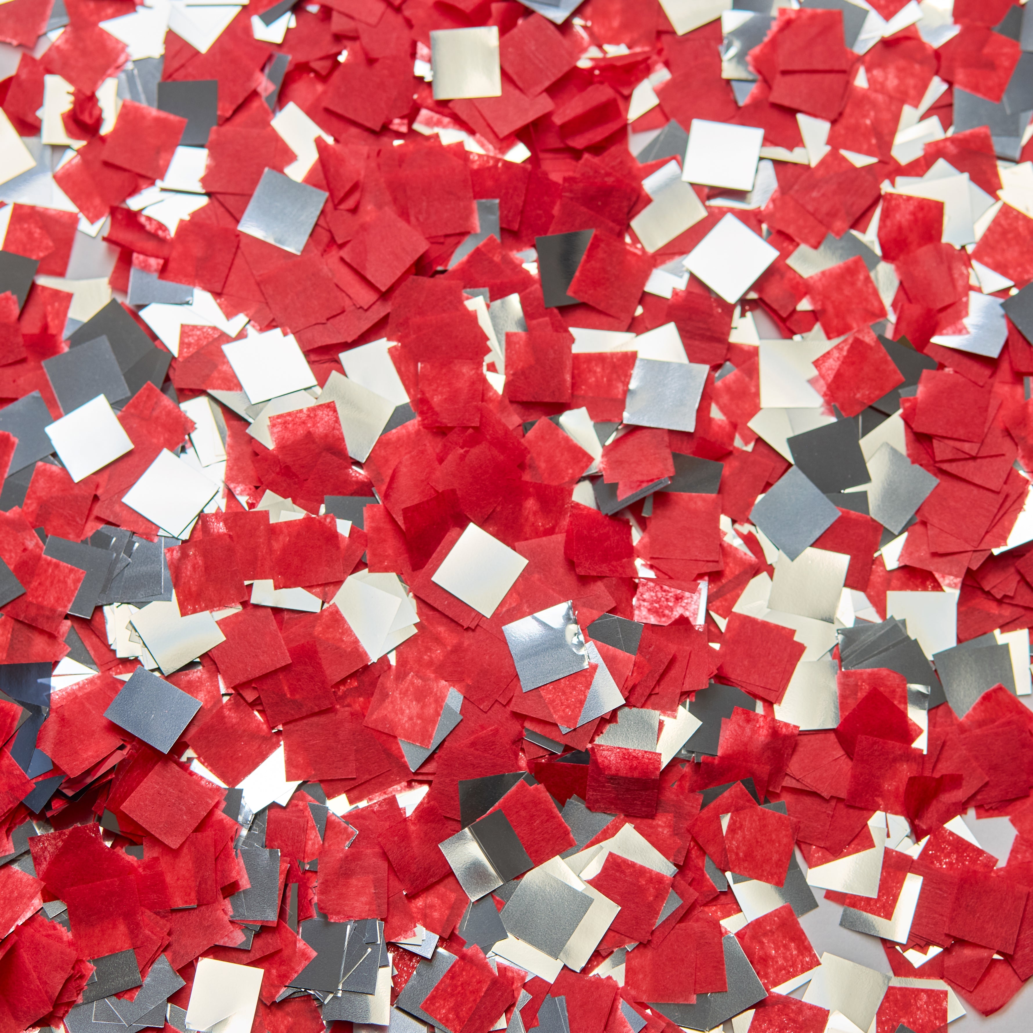 Pounds Bulk Tissue & Metallic Square Confetti:  1" and larger