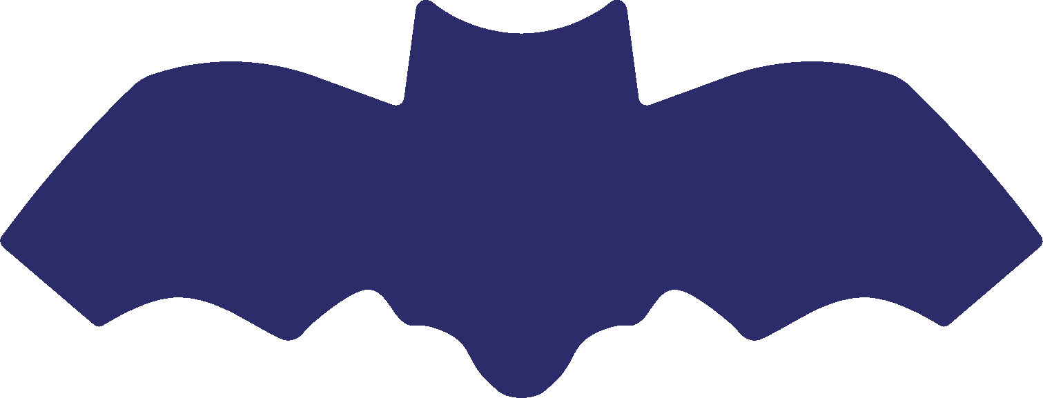 Die Cut Shape: Bat Small