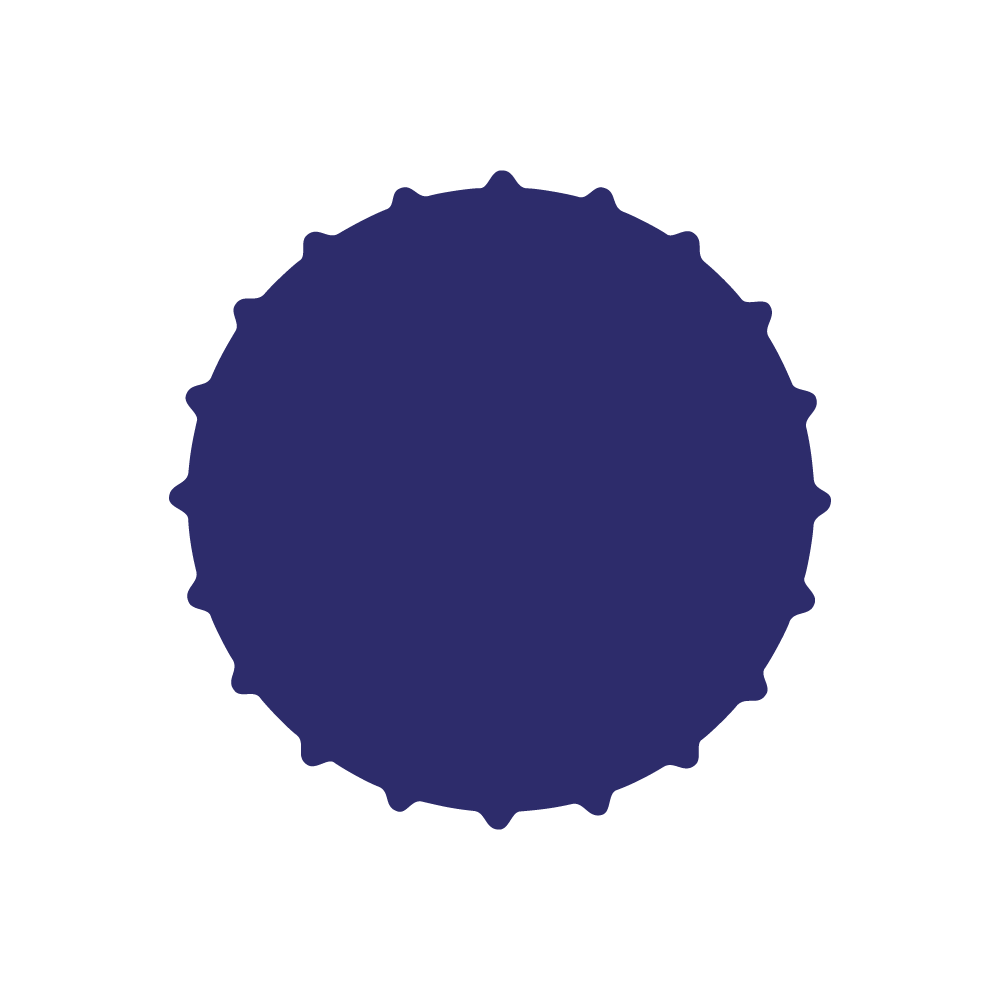 Die Cut Shape: Bottle Cap