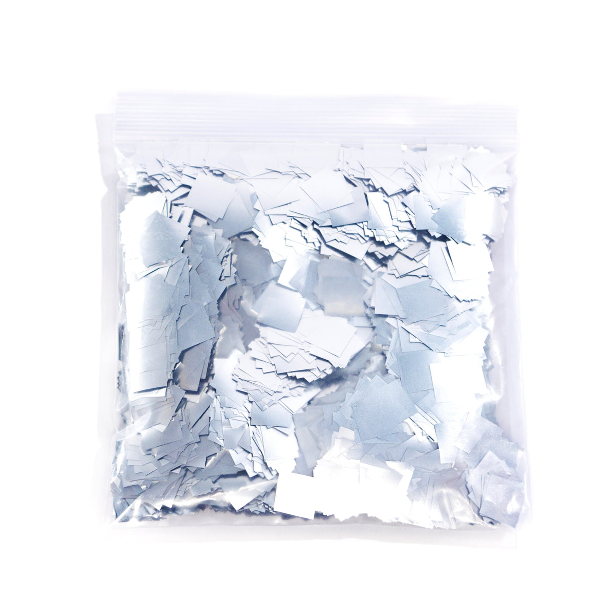 Metallic Square Confetti .375" -  .75"
