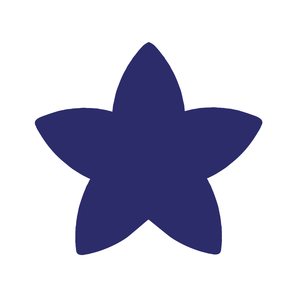 Die Cut Shape: Poinsettia Star