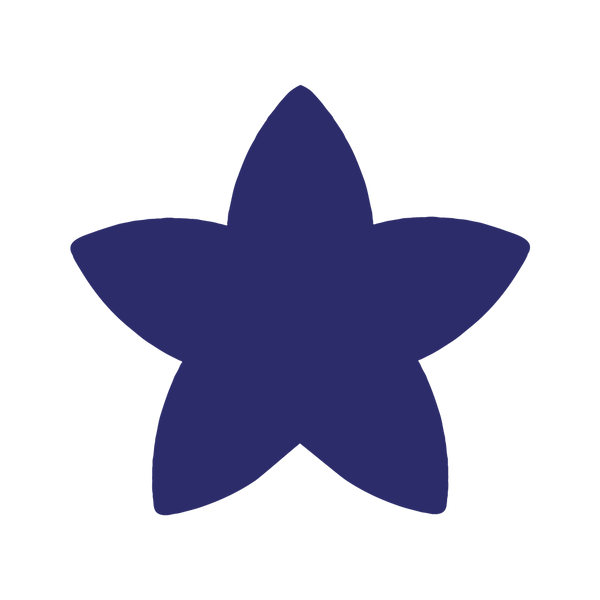 Die Cut Shape: Poinsettia Star