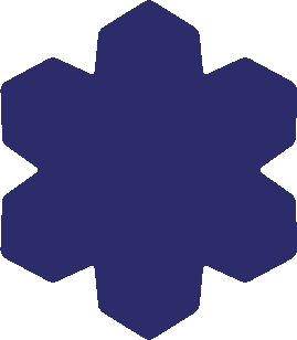 Die Cut Shape: Snowflake XSmall