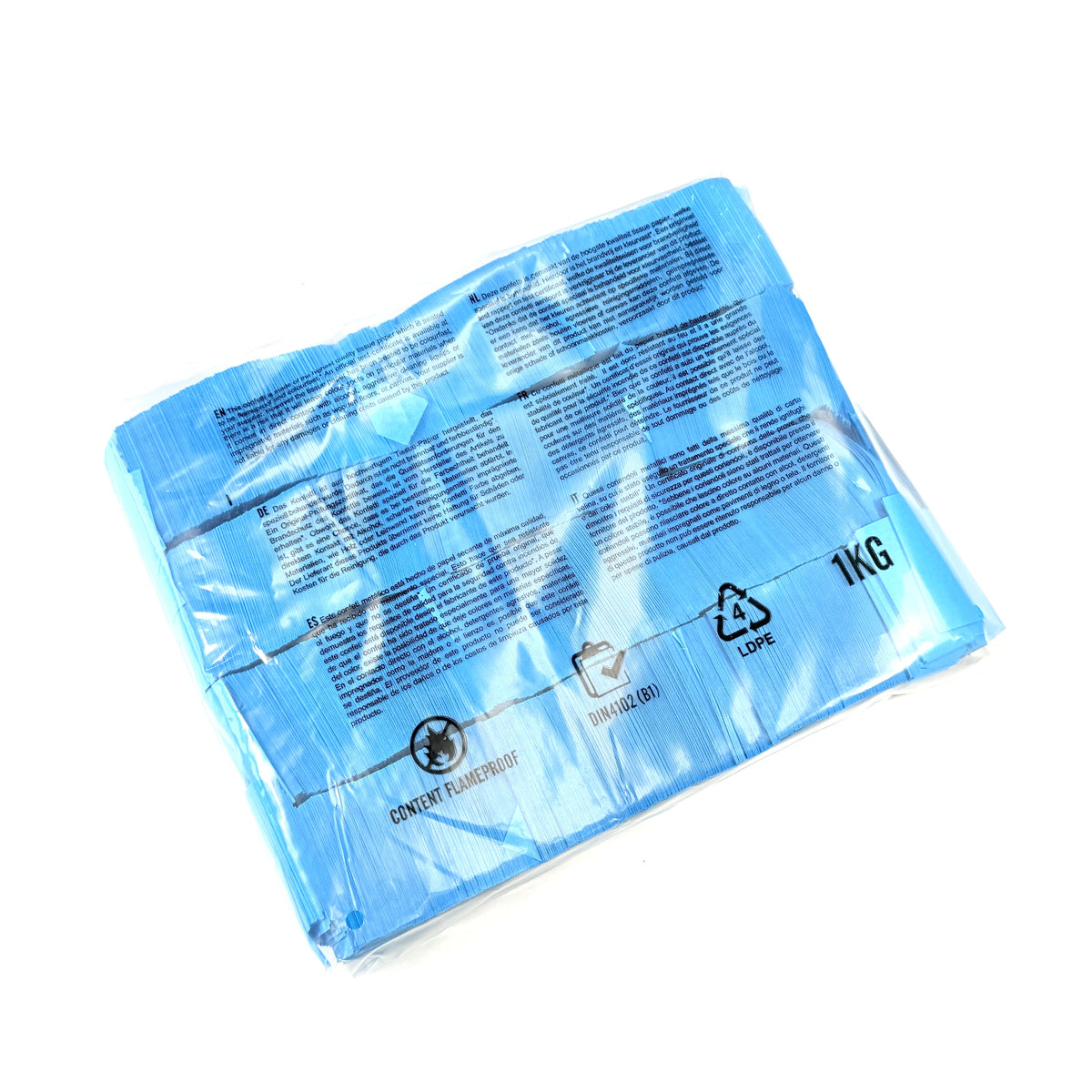 1 kg Bulk Tissue Rectangle Confetti