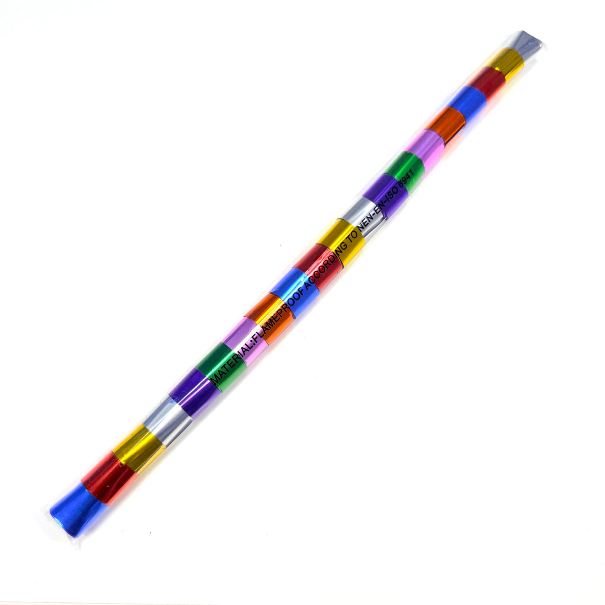 1" x 20" Metallic PVC Streamer Sleeve: 1" x 32'