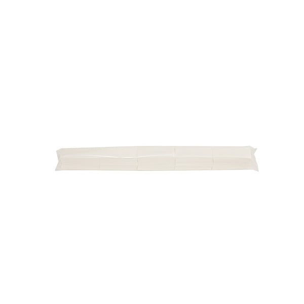 1" x 10" "CleanFree" Tissue Rectangle Confetti Sleeve: White