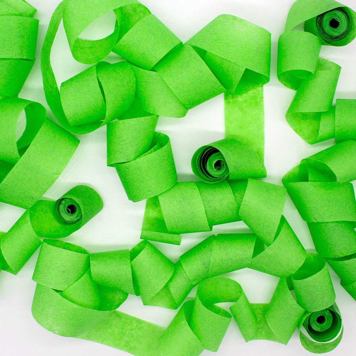 1" x 10" Single Rolled Tissue Streamer Sleeve: 1" wide