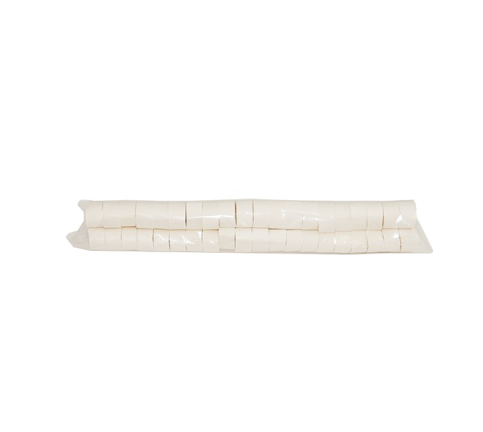 2" x 10" Single Rolled Clean Free Streamer Sleeve: .5" wide