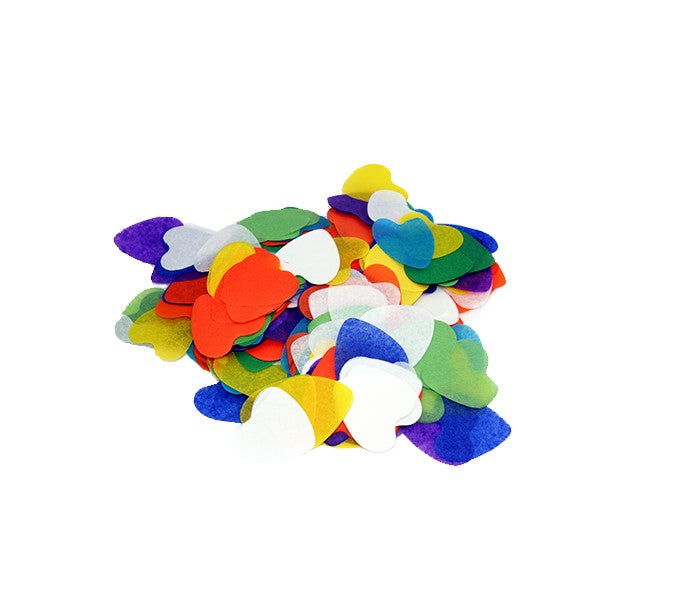 Pounds Bulk Tissue Specialty Die Cut Confetti: (Add $5.00/ lb for 1" Circles and other Premium Shapes)