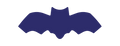 Die Cut Shape: Bat Small