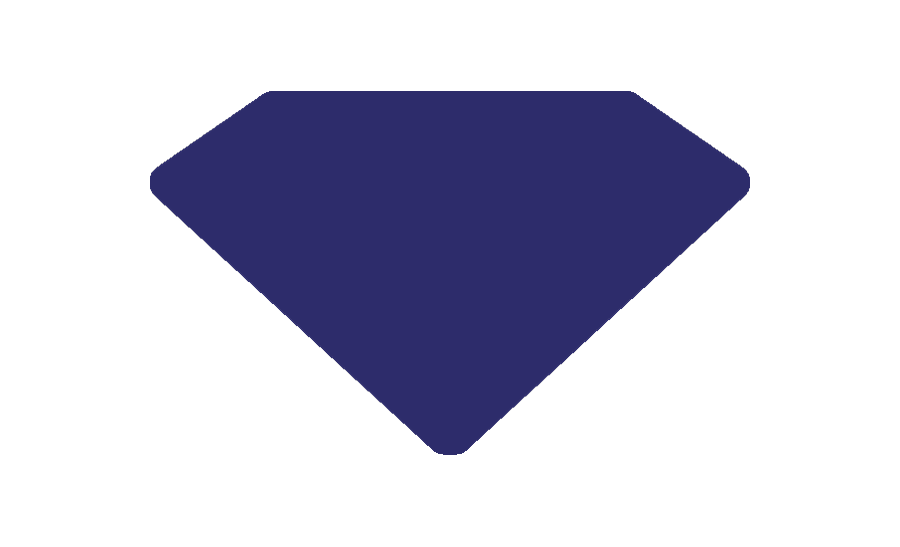 Die Cut Shape: Diamond Stone Small