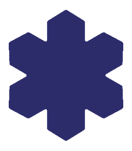 Die Cut Shape: Snowflake Medium