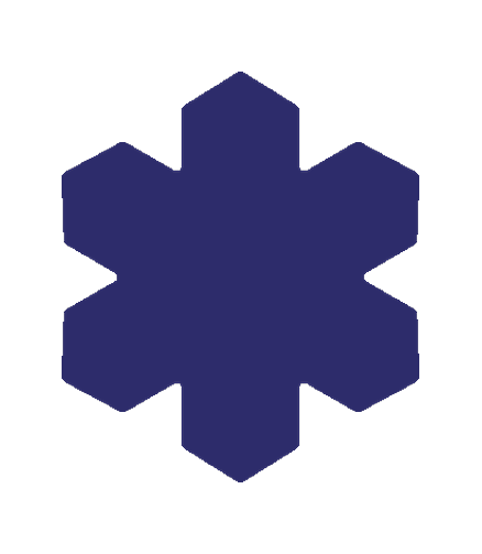 Die Cut Shape: Snowflake Small