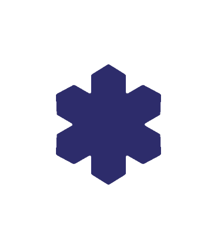 Die Cut Shape: Snowflake XSmall